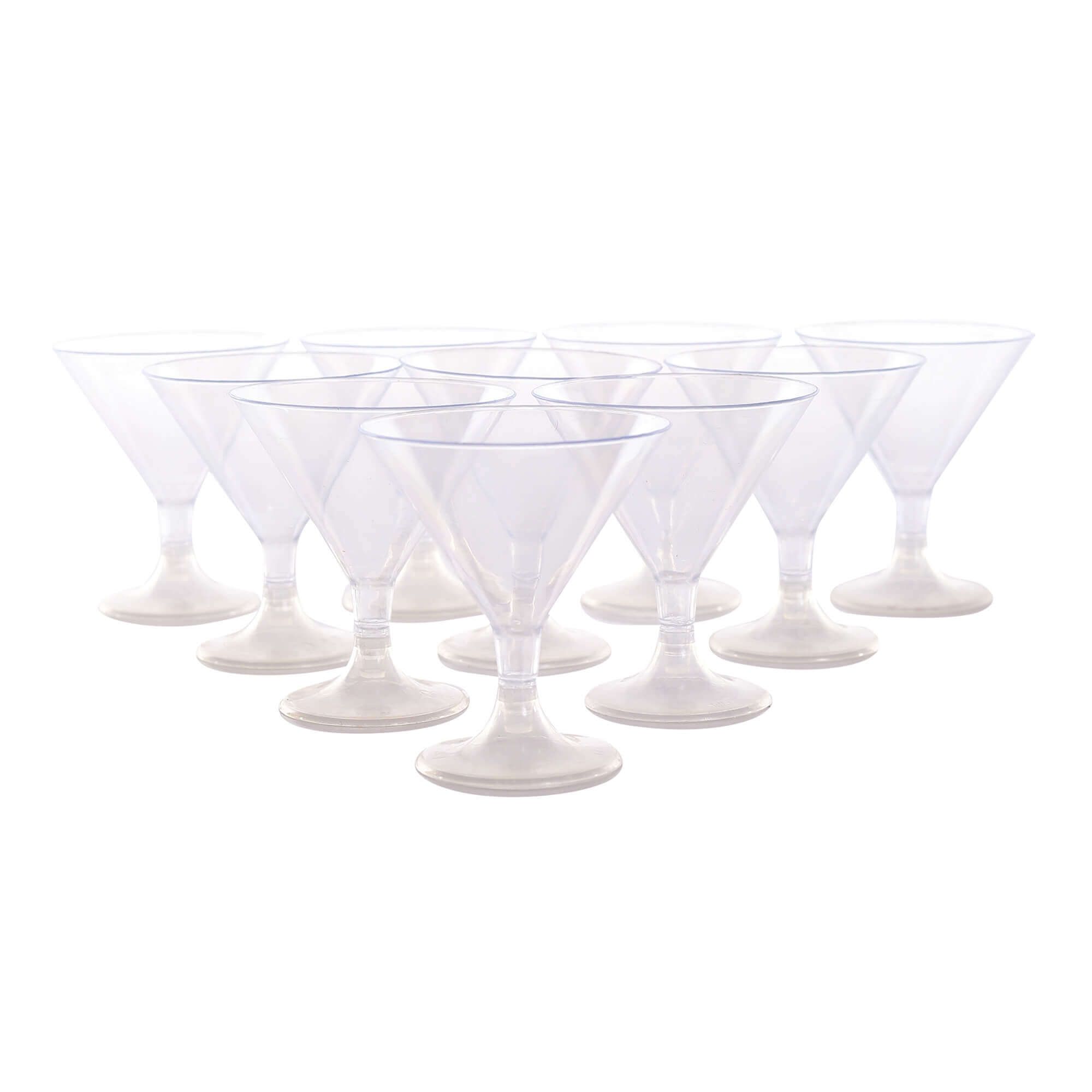 Wanna Party Martini Shot Glasses  10PC  40ML