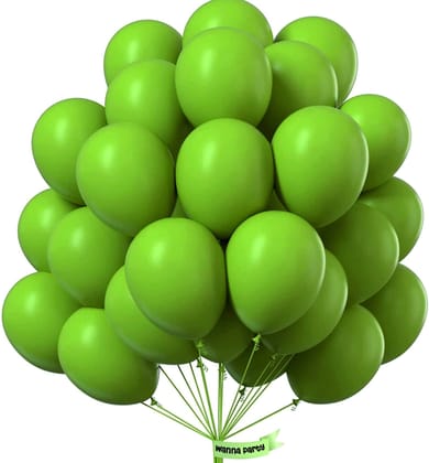 Wanna Party Olive Green Color Balloons 10" - 100 PC