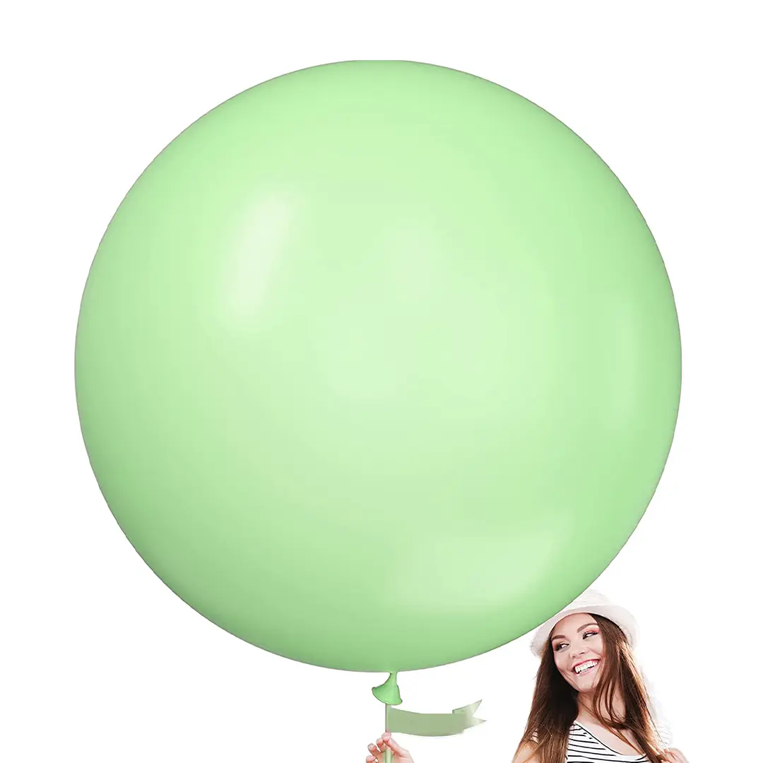 Wanna Party 36" Macaron Green Bladder Balloon - 1PC