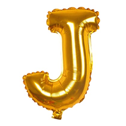 Wanna Party 16" Letter J Golden Balloon