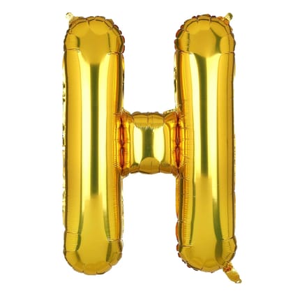 Wanna Party 16" Letter H Golden Balloon