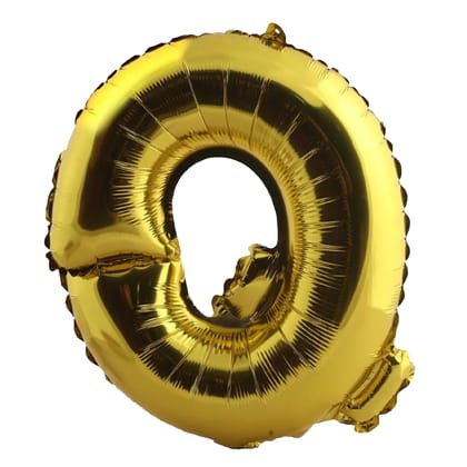 Wanna Party 16" Letter Q Golden Balloon