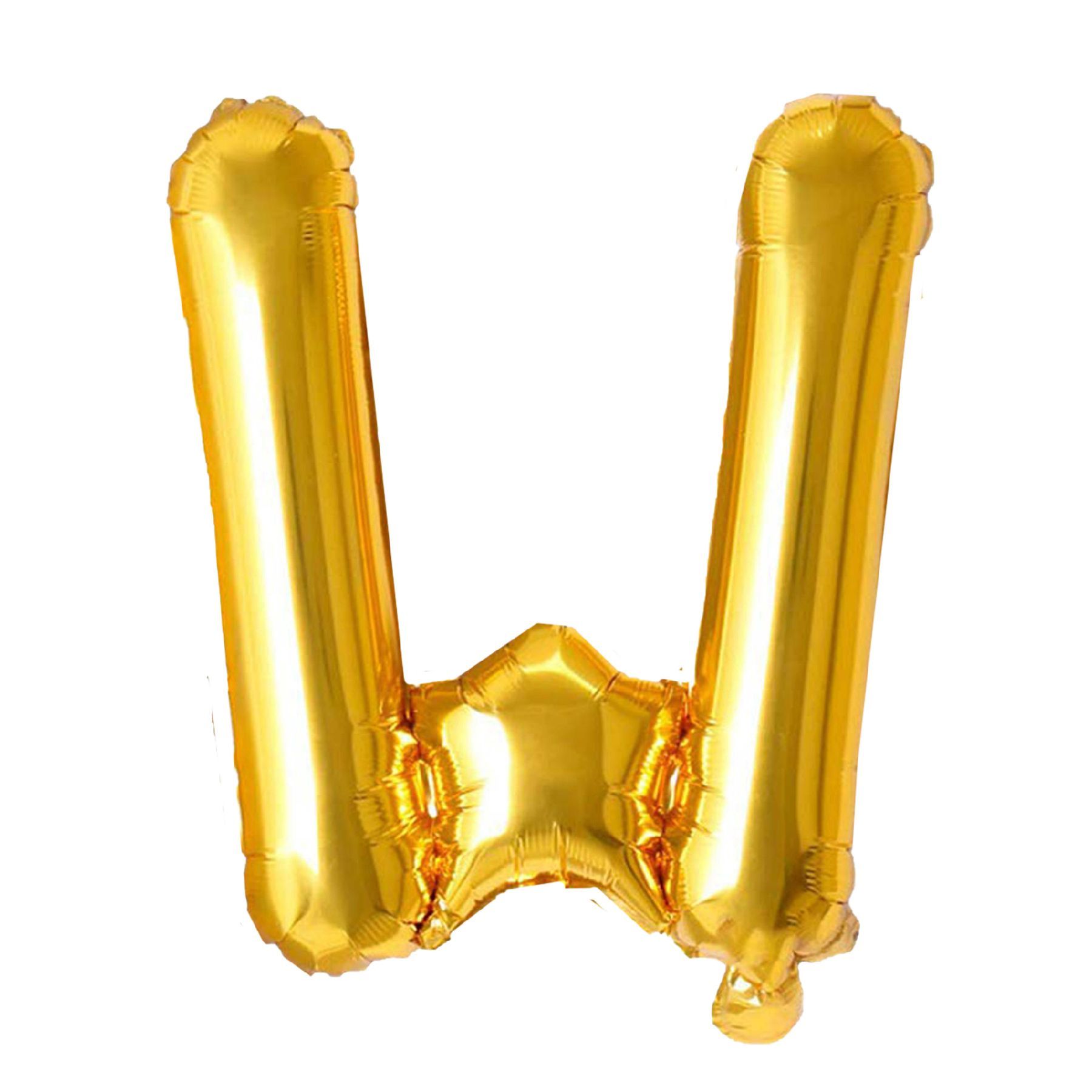 Wanna Party 16" Letter W Golden Balloon