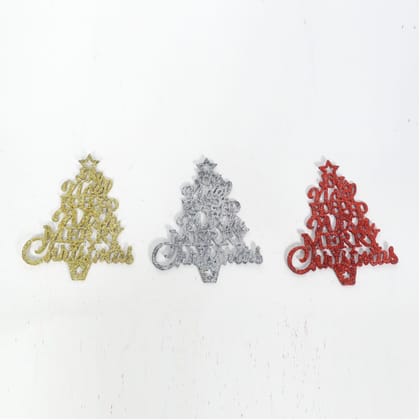 Wanna Party Ho-Ho-Ho Meery Christmas Tree Hangings - 3PC