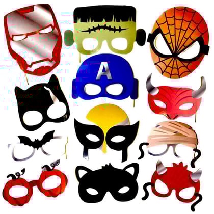 Wanna Party SuPerhero Photo ProP - 12PC