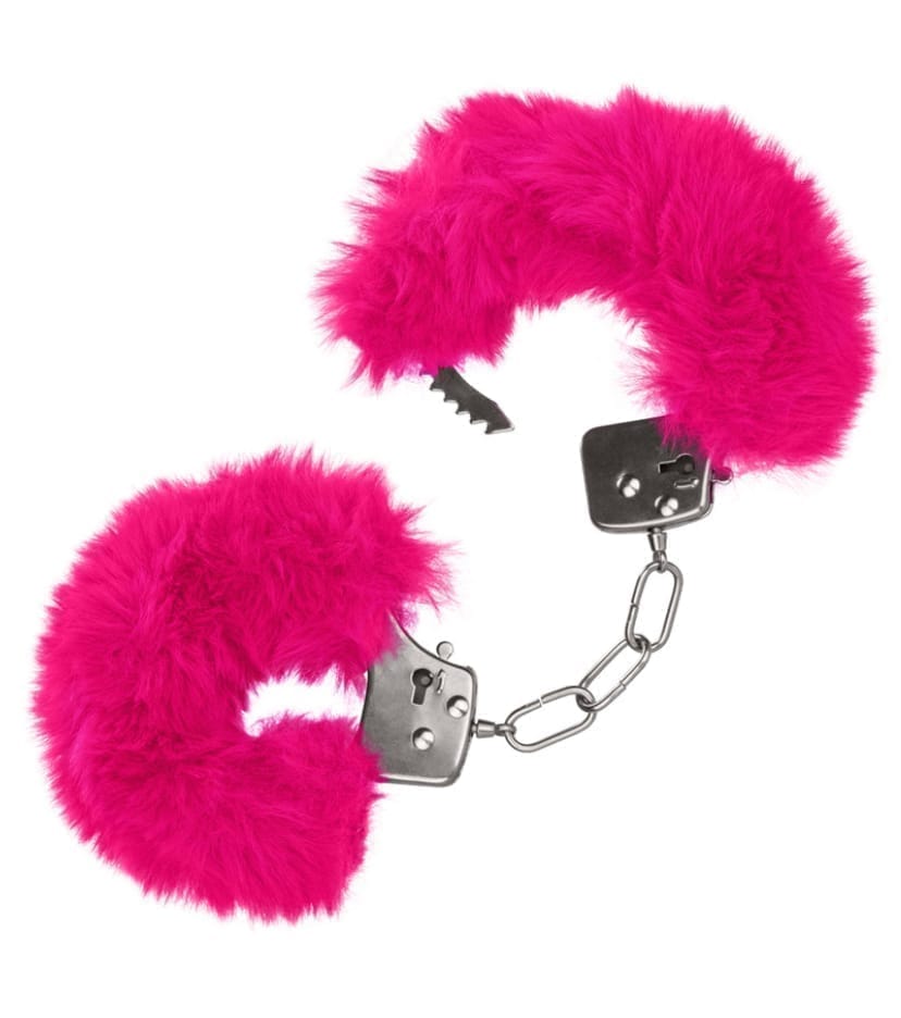 Wanna Party Hen Party Hand Cuffs Hot Pink- 1PC