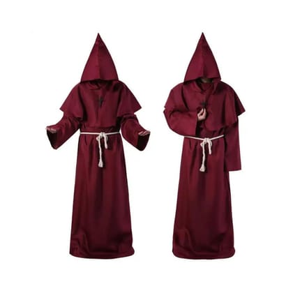 Wanna Party Draconian Priest Robe Red - L