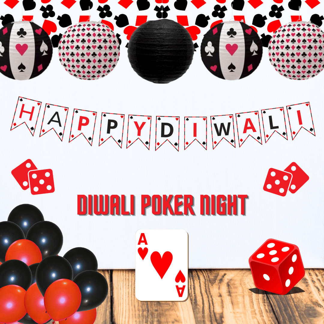 Wanna Party HaPPy Diwali Casino Theme Banner