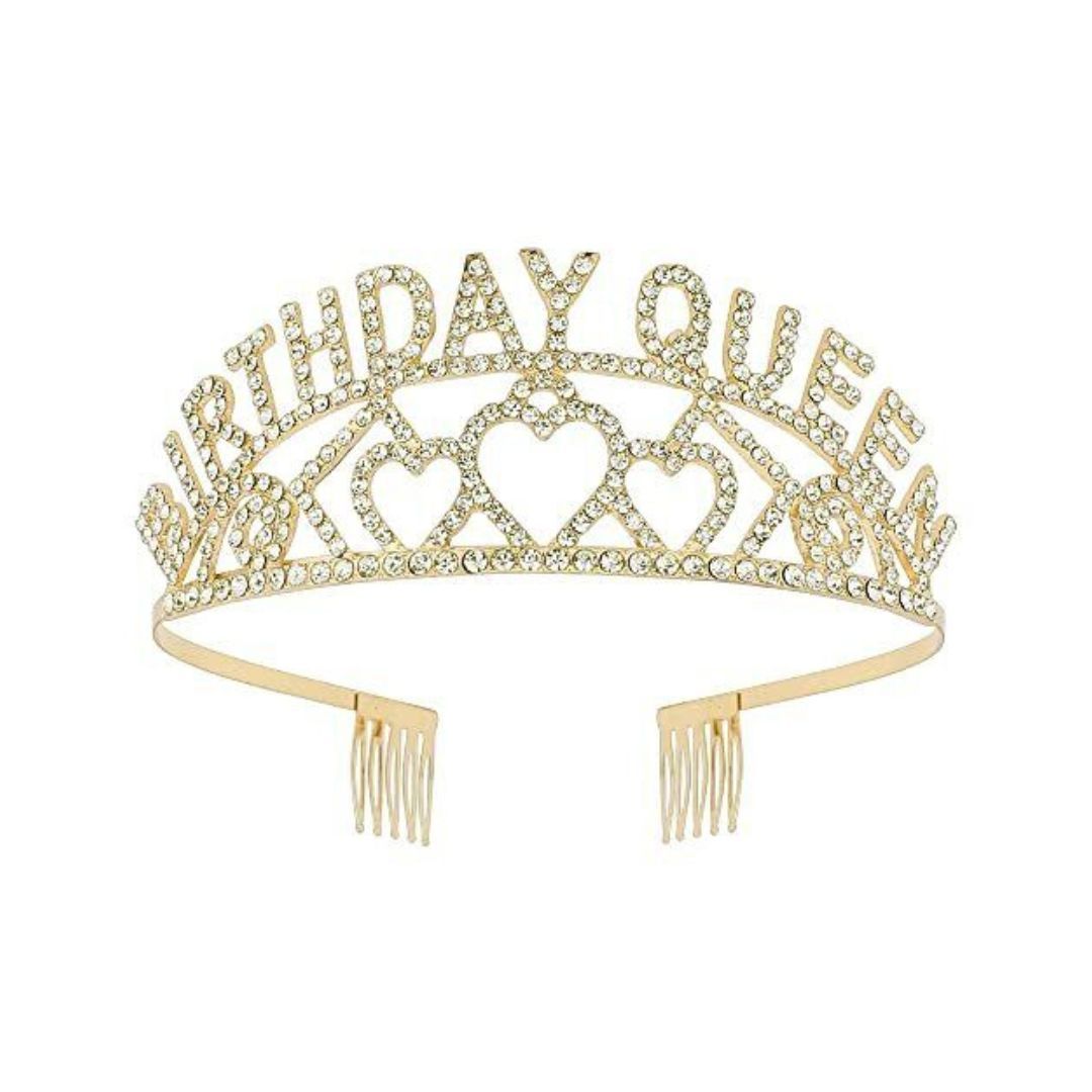 Wanna Party Metal Tiara Birthday Queen