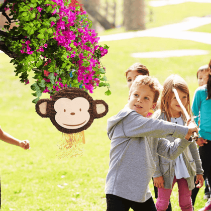 Wanna Party Monkey Pull String Pinata