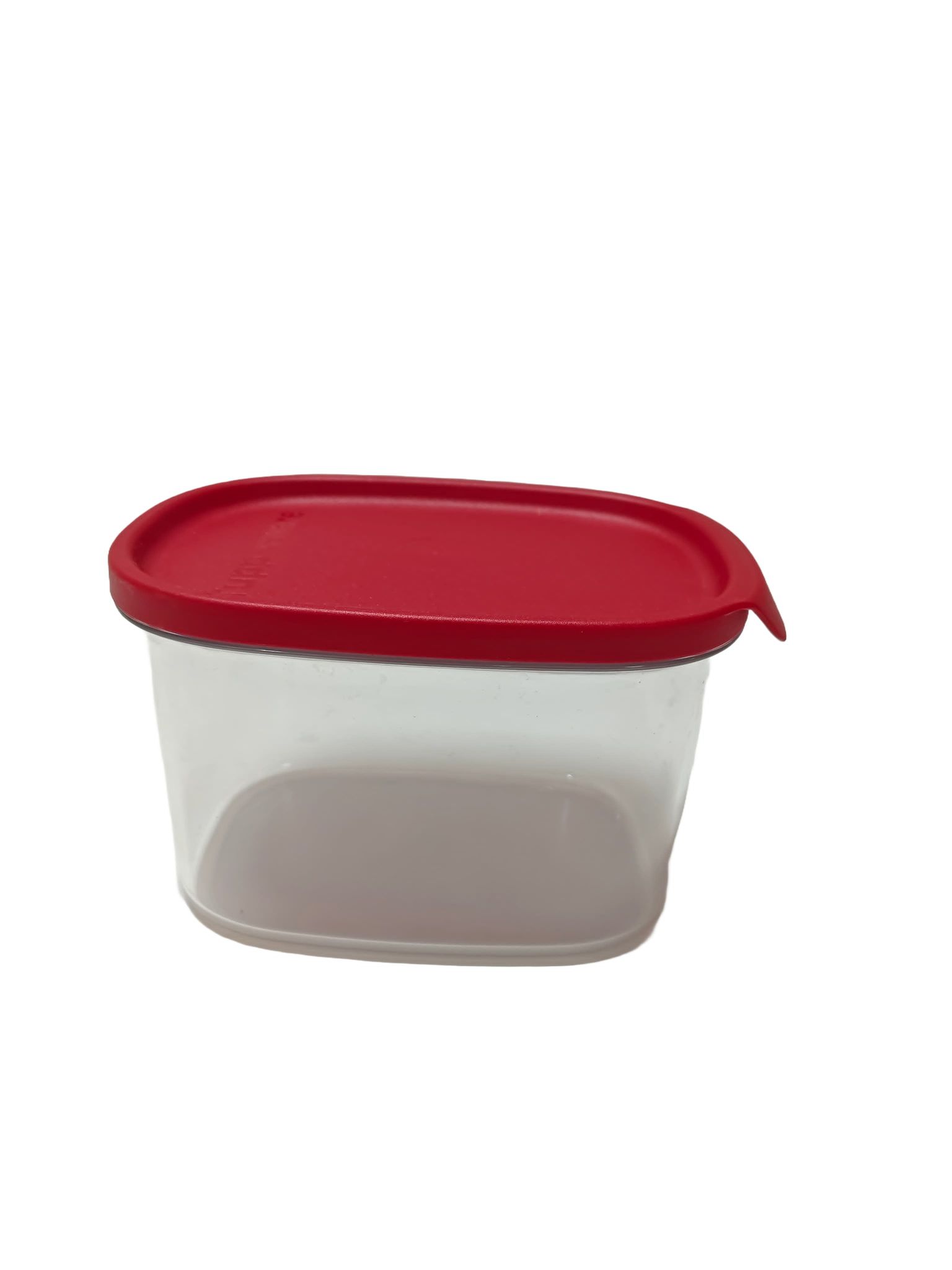 Tupperware Airtight Food Storage Container with Red Lid