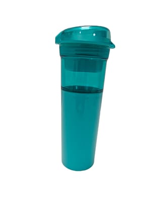 Tritan Flip Top Tupperware bottle with Filter - BPA Free, Leakproof, Dishwasher Safe