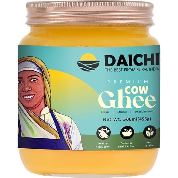 Daichi - Premium Cow Ghee | Pure, Natural, and Healthy | Grass-fed cows | Crafted in small batches | Farm to table