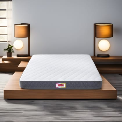 Usha Shriram Rizewell Silky Soft with NPSS Tech. 6 inch Double Pocket Spring Mattress (L x W: 72 inch x 48 inch)