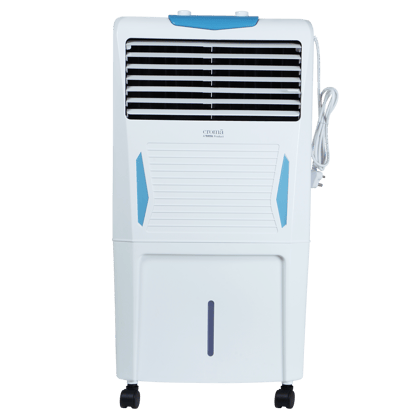 Croma 40 Liters Personal Air Cooler with 3 Speed Control (Dust and Mosquito Filter, White)