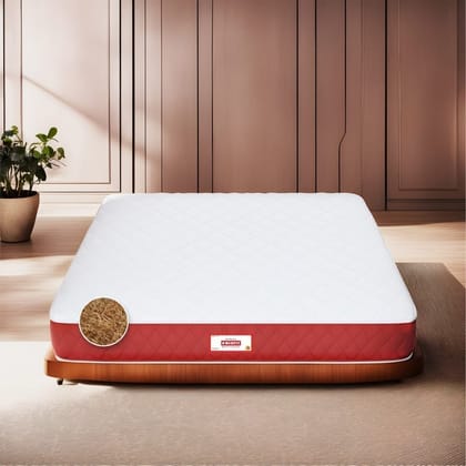 COIRFIT Magic Orthopedic Dual Comfort For Back Pain Relief 5 inch King Coir Mattress (L x W: 72 inch x 72 inch)