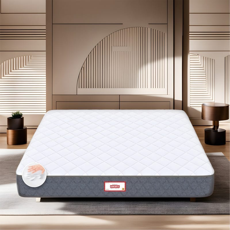 COIRFIT Twin Plus 5-Zone I-shape Tech 5 inch Single Memory Foam Mattress (L x W: 72 inch x 30 inch)