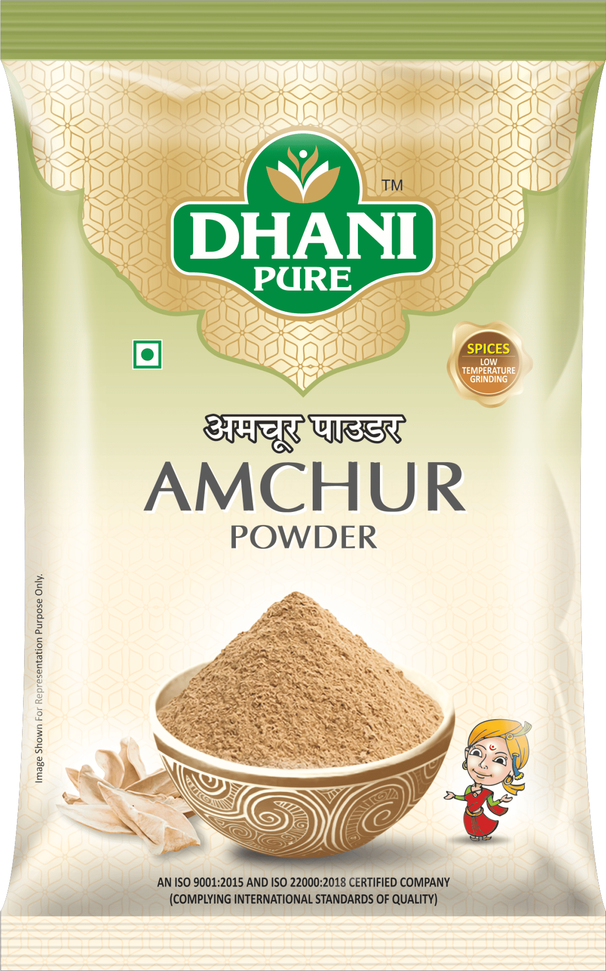 DHANI PURE AMCHUR POWDER, 100g (PREMIUM QUALITY)