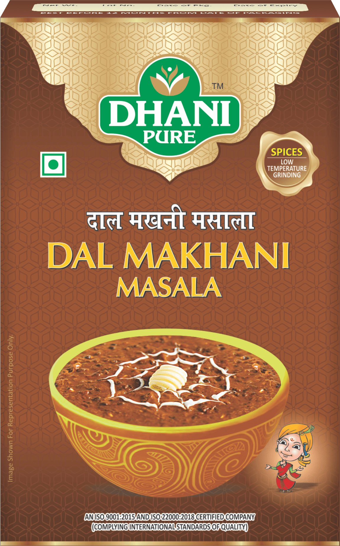 DHANI PURE DAL MAKHANI MASALA BOX, 100g