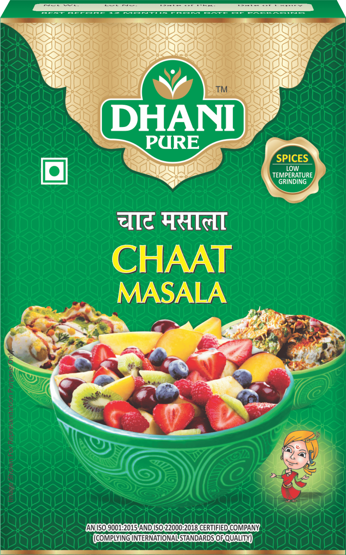 DHANI PURE CHAAT MASALA BOX, 100g