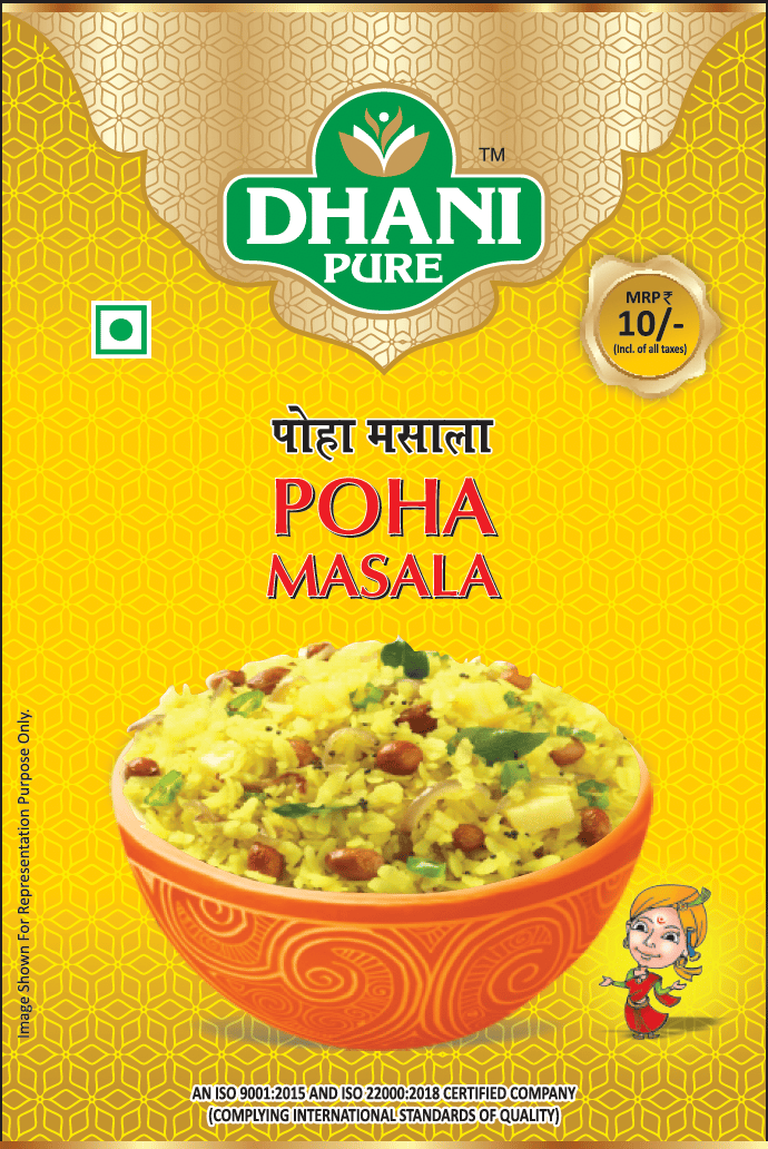 DHANI PURE POHA MASALA BOX (MRP : RS. 10/- ONLY)