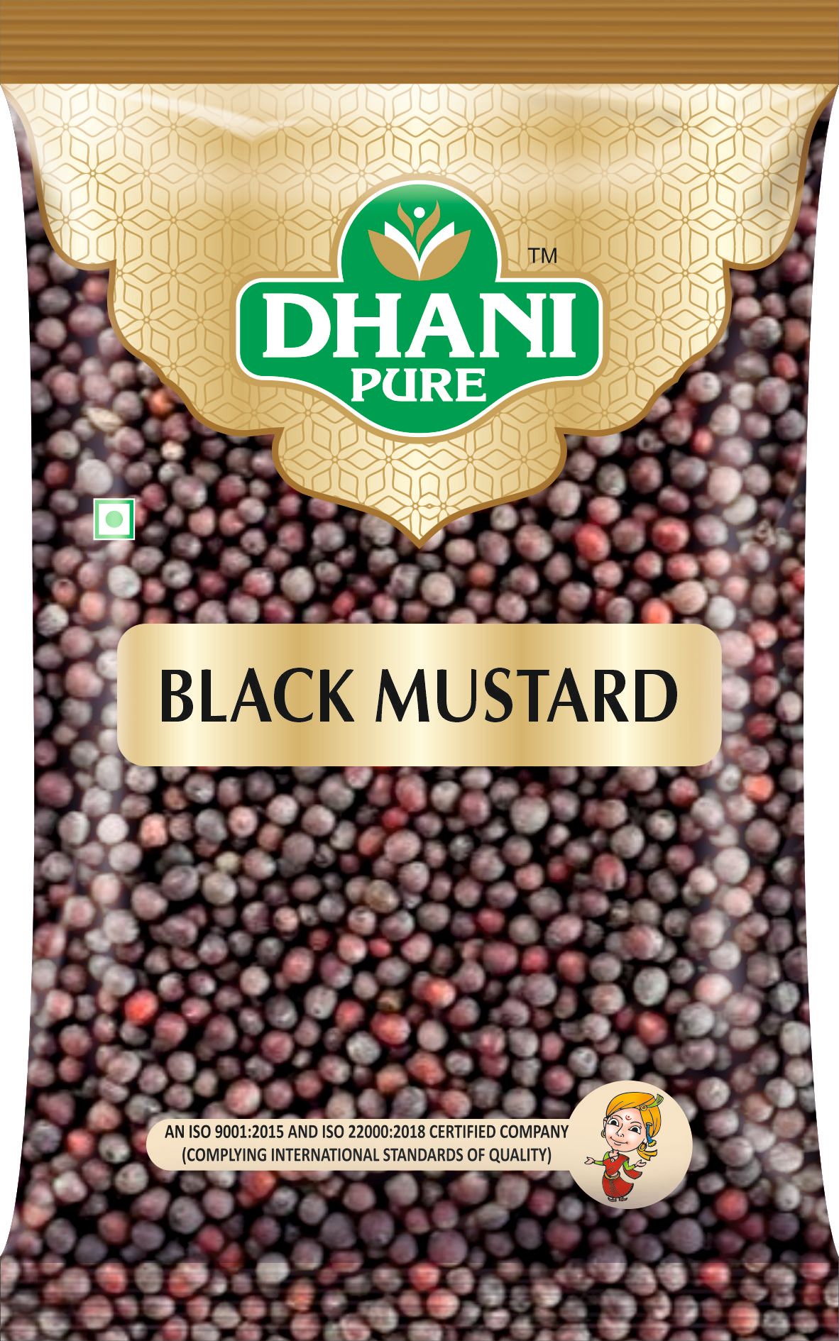 DHANI PURE BLACK MUSTARD WHOLE, 100g