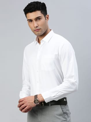 Mens Cotton White Shirt Full Sleeves Winner Plus Size