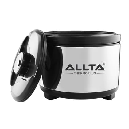 ALLTA Harmony Casserole 10 Litres| Stainless Steel Double Wall Insulated Roti Dabba | Hotpot | Hot & Cold | Odourless | Airtight (10 Litre)