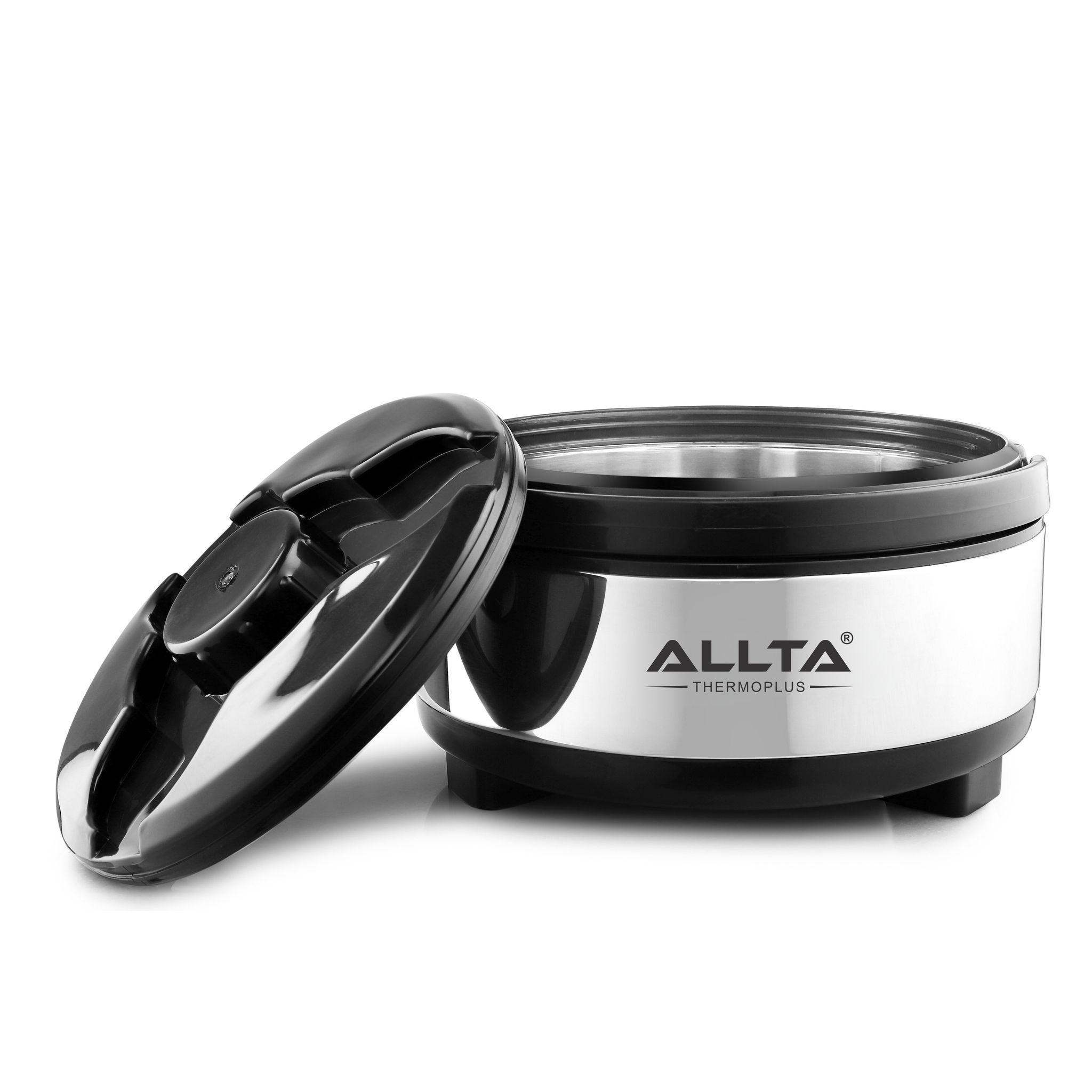 ALLTA Harmony Casserole 2.5 Litres| Stainless Steel Double Wall Insulated Roti Dabba | Hotpot | Hot & Cold | Odourless | Airtight (2.5 Litre)