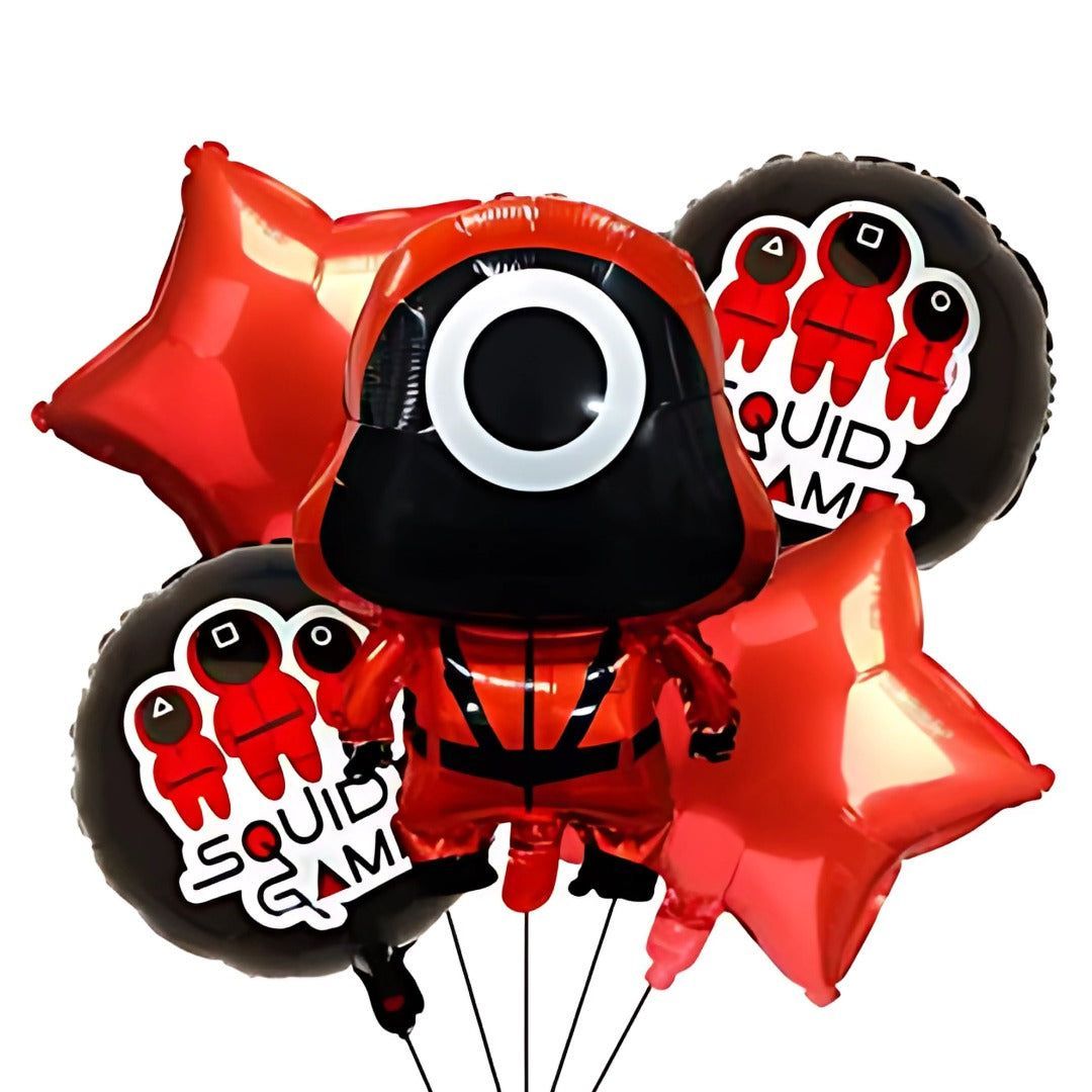 Wanna Party SQUID GAME FOIL BALLOON 5 PCS