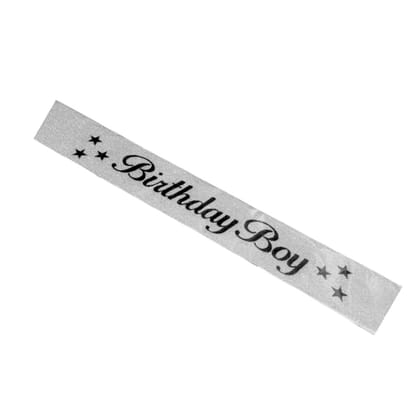 Wanna Party Glitter Birthday Boy Sash