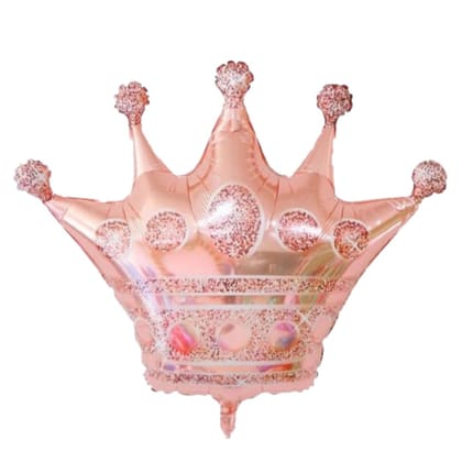 Wanna Party Rose Gold Crown Shaped Balloon 26"