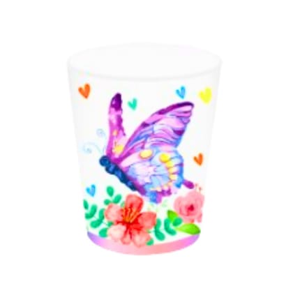 Wanna Party Butterfly Theme Paper Cups-Pack of 8, 9oz