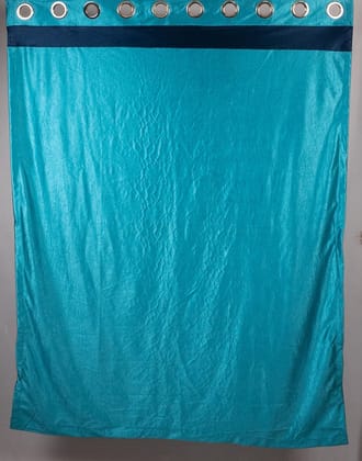 Blue Velvet Curtains with Grommets