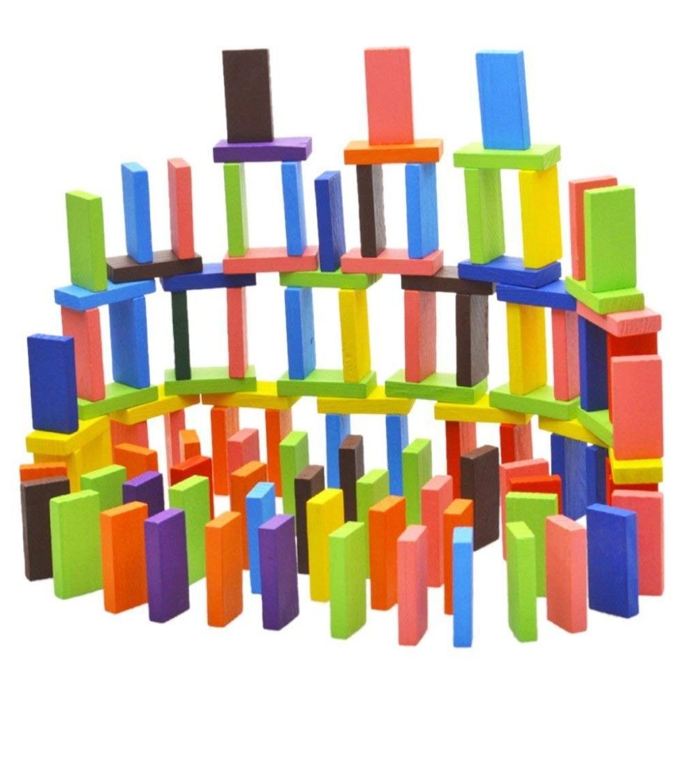 Plastic Educational Puzzle Game Play Toy Domino Racing (Assorted) PID50352