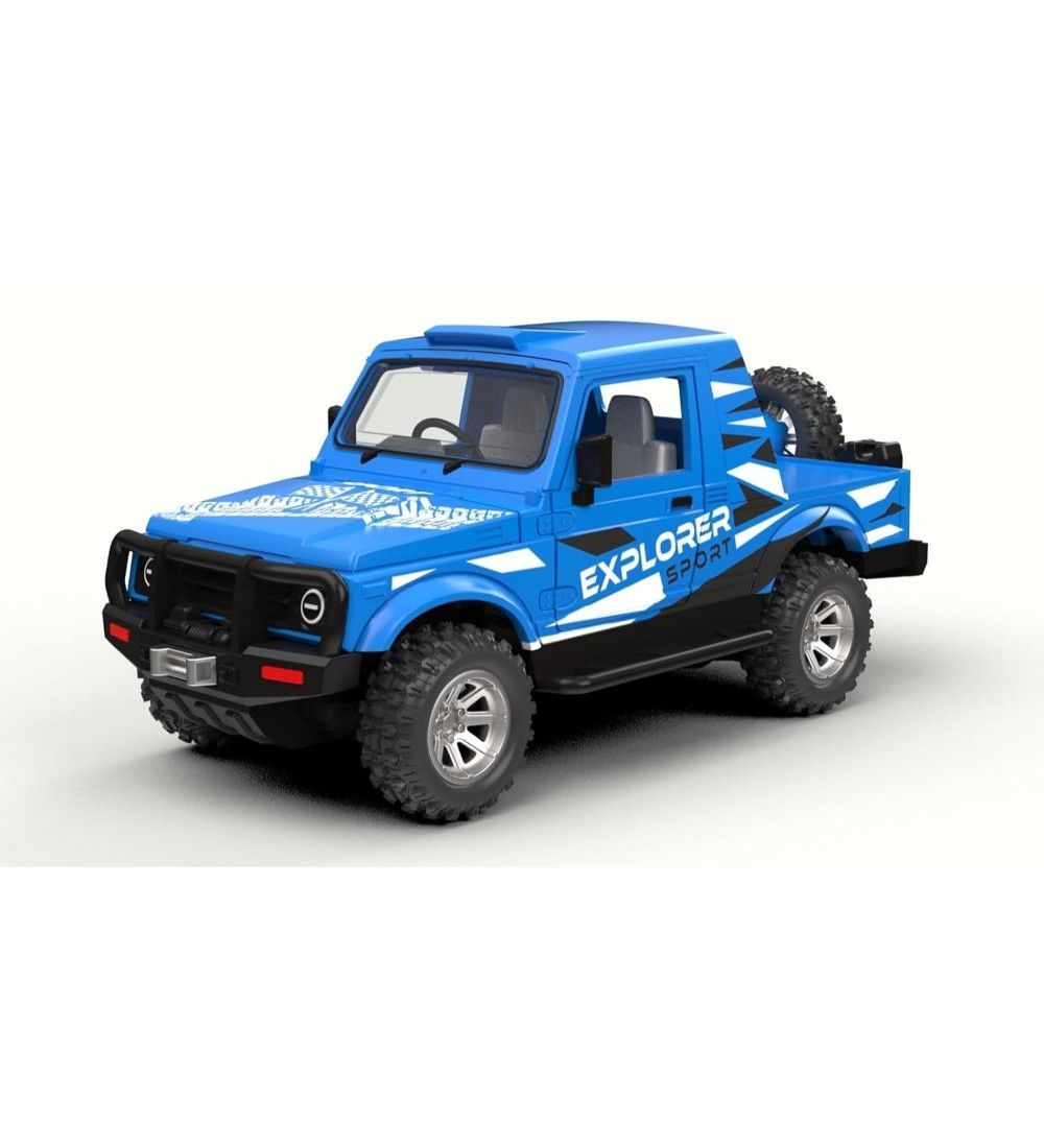 Plastic Maruti Gypsy Sports Die Cast Model Open Ranger Jeep (Assorted) PID50350