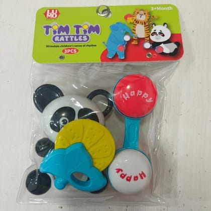 3 pcs Set Tim rattle | Plastic | Toys | 3+ Months PID52314