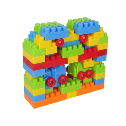 53_Pcs Set Building Blocks | Plastic | Educational Toys | 3+ Years PID52148