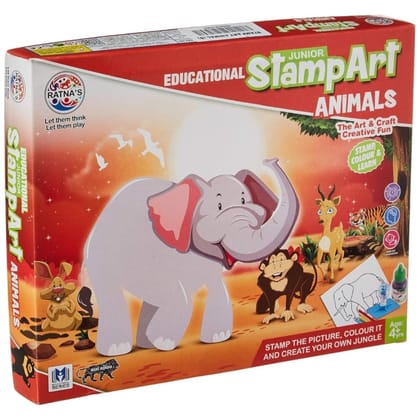 Stamp Art-Animal | Plastic | Educational Toys | 4+ Years PID52134