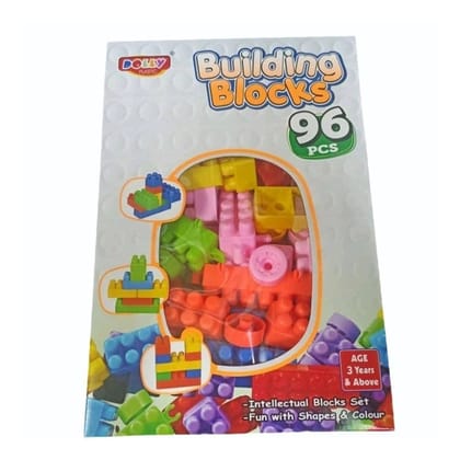 96_Pcs Set Building Blocks | Plastic | Educational Toys | 3+ Years PID52022