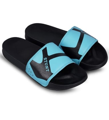 Men's Rubber Comfortable Flip-Flops and Slippers (Black)