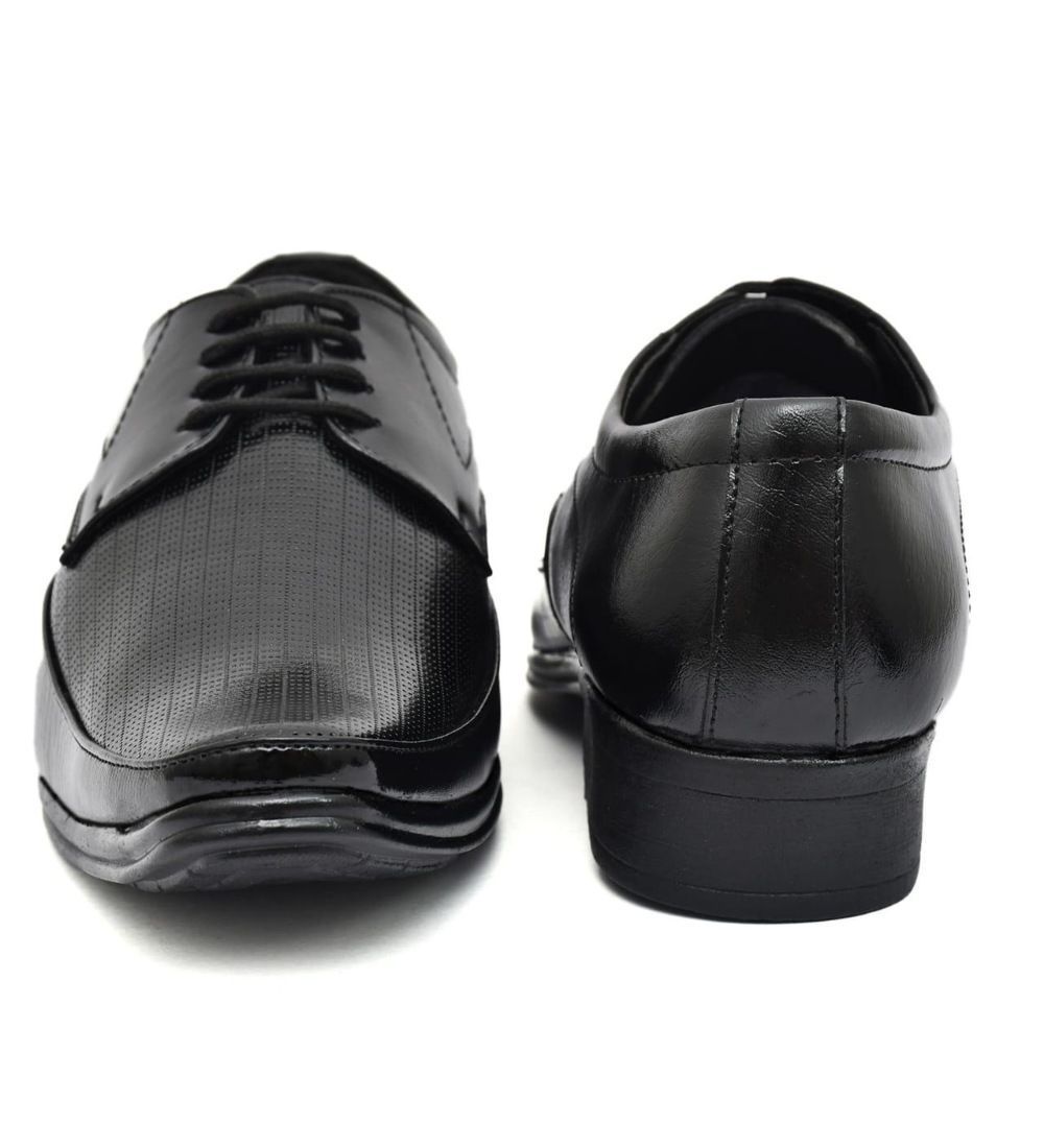 Men's Faux Leather Formal Shoes (Black)