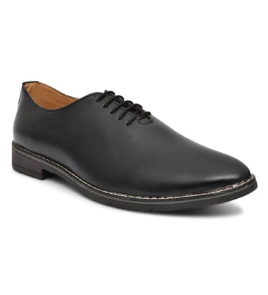 Men's Synthetic Leather Formal Shoes (Black)