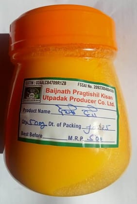  "Buy Desi Ghee Online - 500g | Baijnath Pragtishil Kisan Utpadak Producer Co. Ltd."