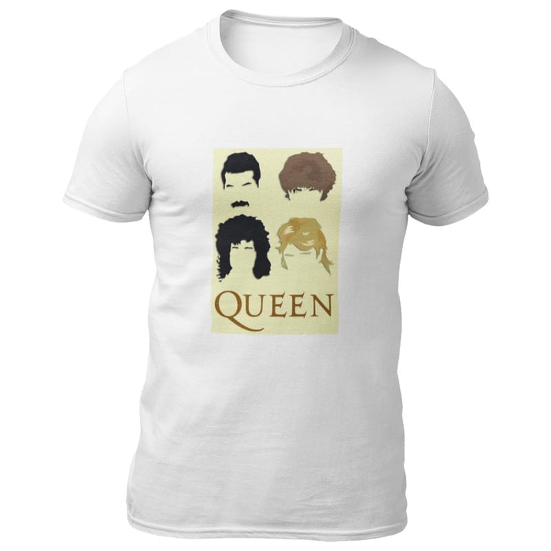 EqualLife Printed T Shirts-Tribute to Queen-Freddie Mercury-Rock Music-Design-9-by ZingerTees-Men-EL9120497