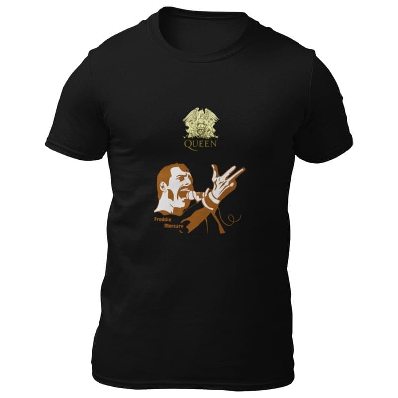 EqualLife Printed T Shirts-Tribute to Queen-Freddie Mercury-Rock Music-Design-10-by ZingerTees-Men-EL9120498