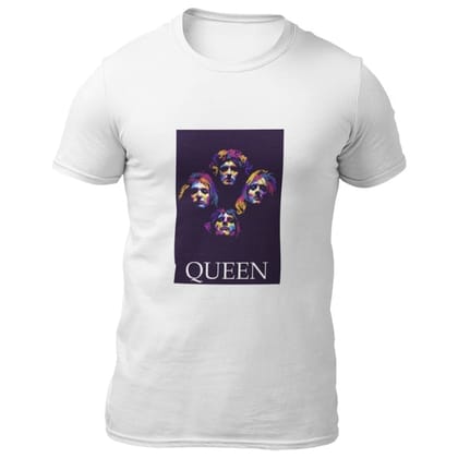 EqualLife Printed T Shirts-Tribute to Queen-Freddie Mercury-Rock Music-Design-7-by ZingerTees-Men-EL9120495