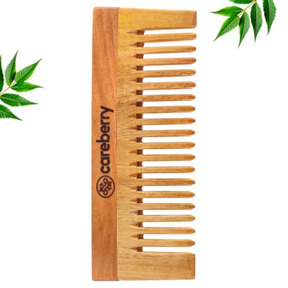 Careberry's Neem Nirvana Shampoo Comb | Reduce Breakage and Hairfall | Neem Comb For Detangling and Hair Growth