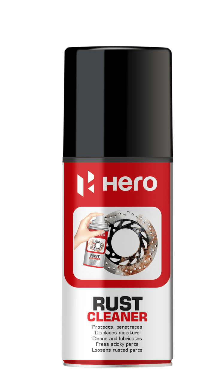 Hero Rust Cleaner ( 100 ml ) Rust remover & surface protector | Displaces Moisture & frees sticky parts | Protects metal against corrosion - SPDRUC0001S