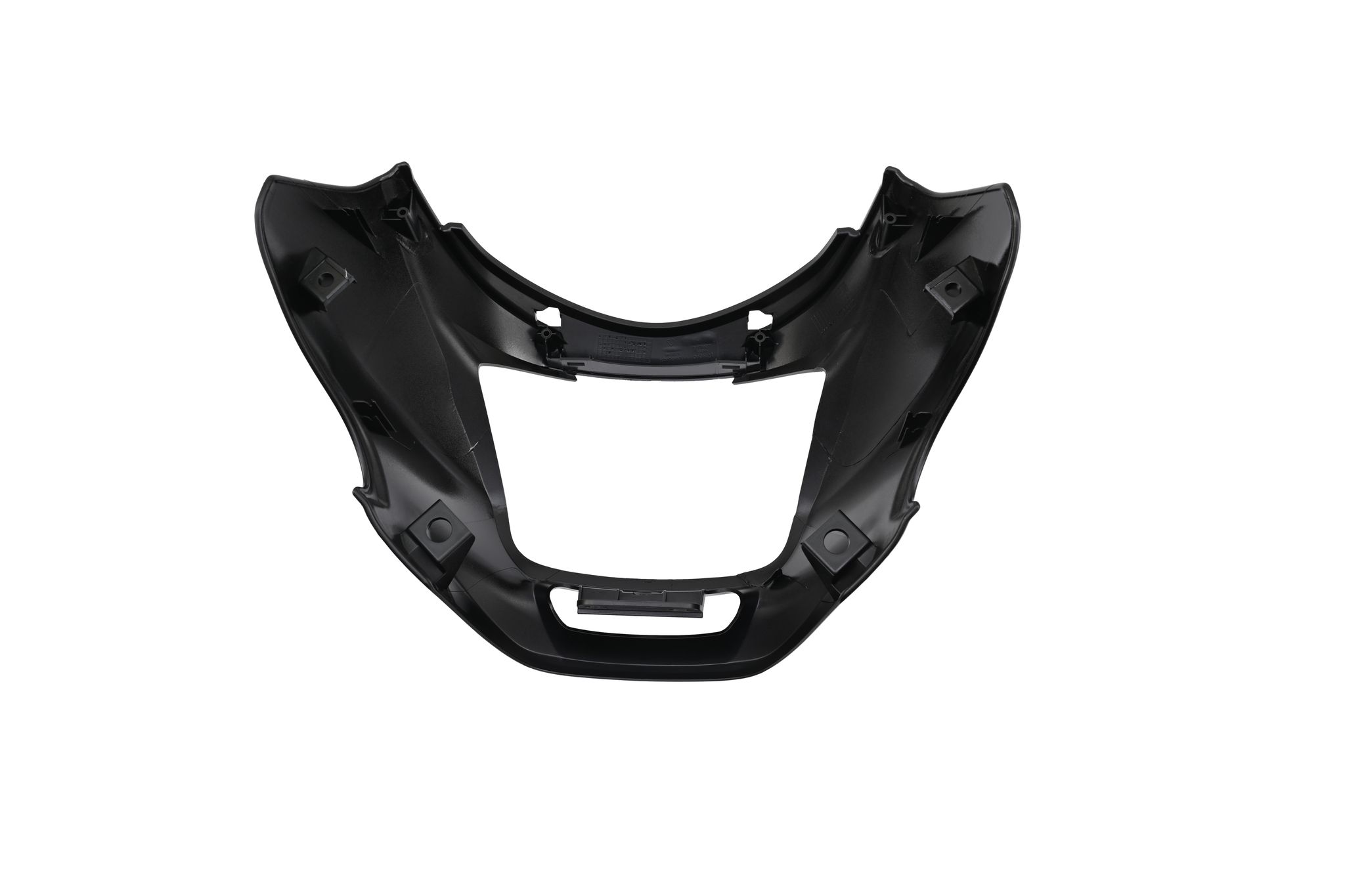 Black Front Visor / Cowl Without Stripes - Super Splendor - 61301KTCA20RS